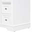 Base de meuble-lavabo blanc 36 po, 1 armoire et 6 tiroirs, en bois massif et de construction, moderne, peint, assemblage requis en blanc, avec surface peinte,-1491661636
