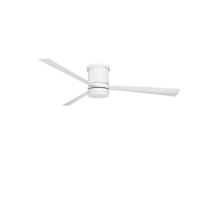 132cm Ceiling Fan with LED Lights, White