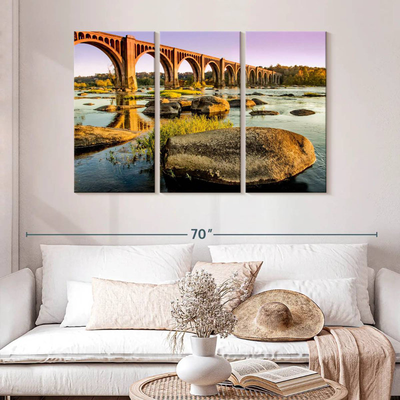 Lilie James River Bridge, H 32 po x l 50 po