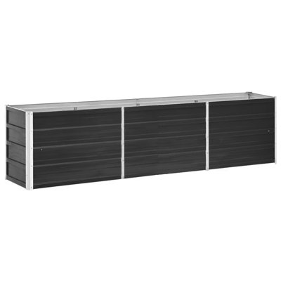 Jardinière en acier galvanisé 