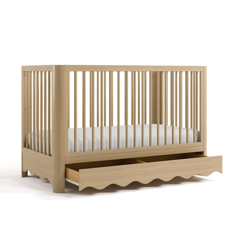 Storkcraft Casablanca Deluxe 5-In-1 Convertible Crib, Driftwood