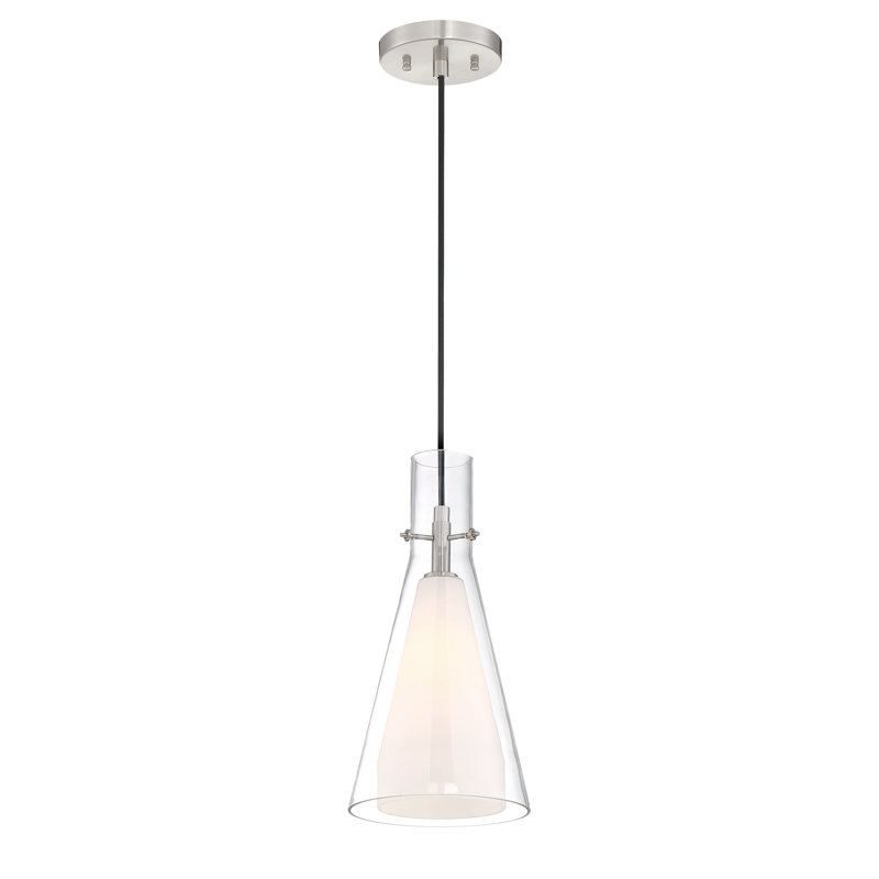 Alkmaar 1 - Light Brushed Nickel Single Pendant