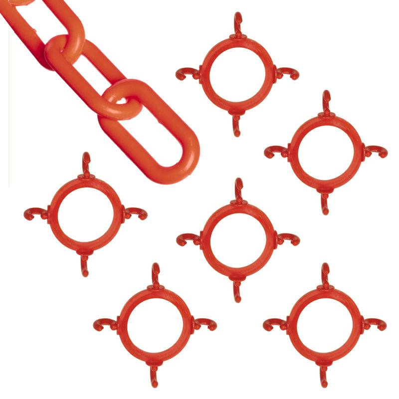 Mr. Chain 1.5 in. H x 6.78 in. W Accessory, Traffic Orange