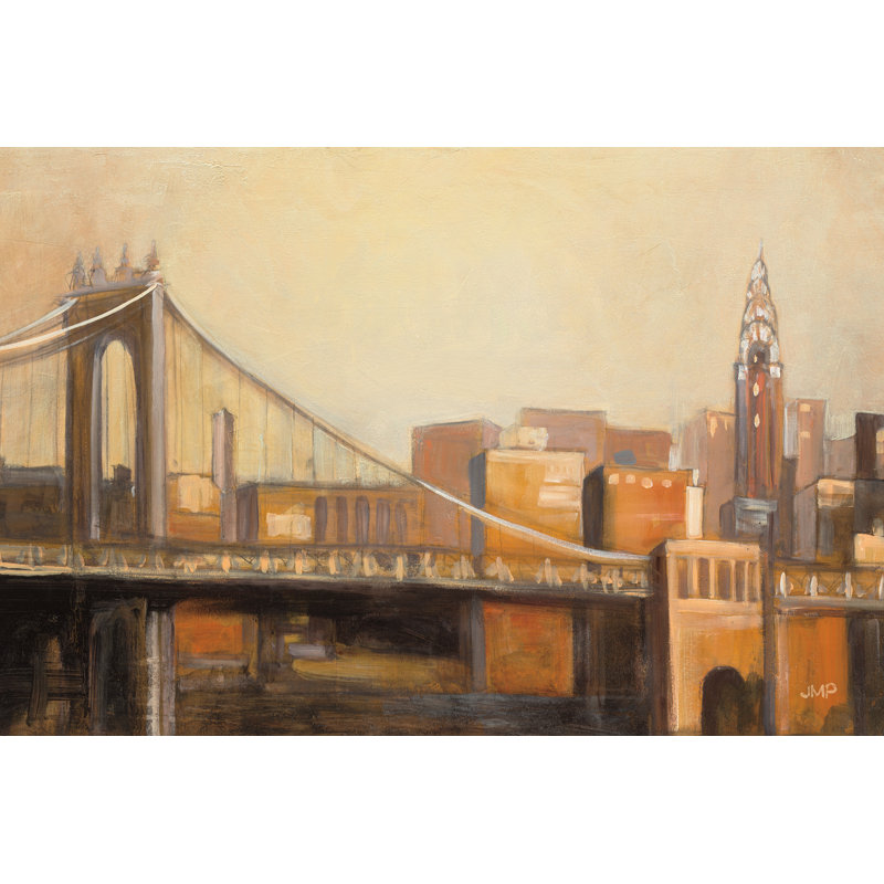 NYC Dawn, H 8 po x l 12 po, Non, Wrapped Canvas