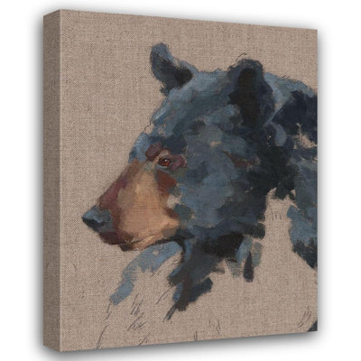 Toile tendue avec châssis Millwood Pines Green, Jacob, Big Bear IV