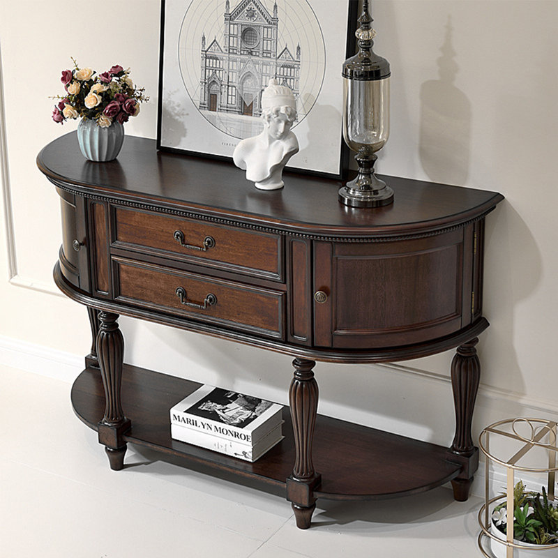 Rural Retro Solid Wood Console Table
