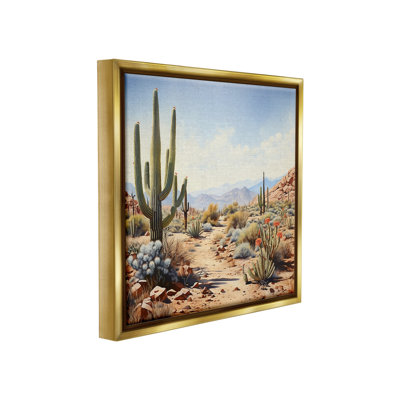 "Desert Cactus Path" par RB sur toile