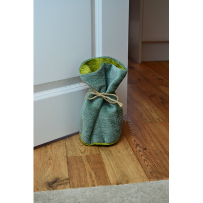 Alston Chenille Fabric Wedge Floor Stop
