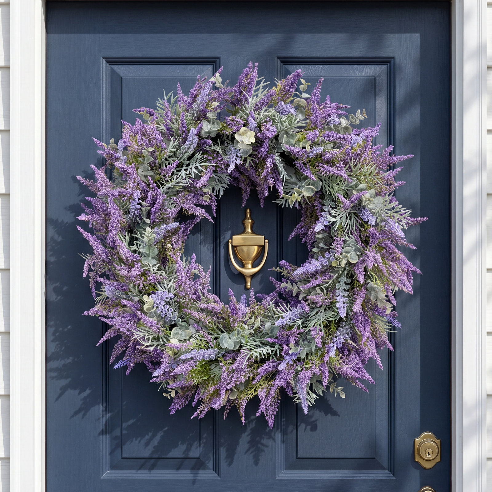Artificial Lavender Wreath