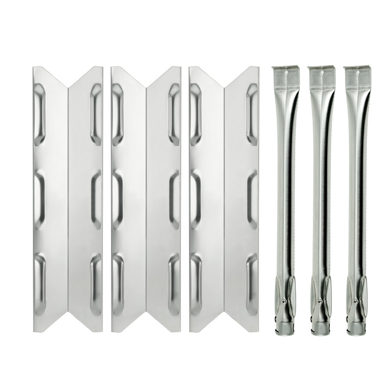 Permasteel 15 in. W x 4 in. D Stainless Steel Replacement Grill Burner