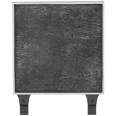 Plaque d'adresse sur une ligne avec piquets de pelouse Classic Square Estate