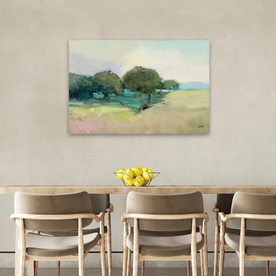 Paysage contemporain contemporain et champêtre