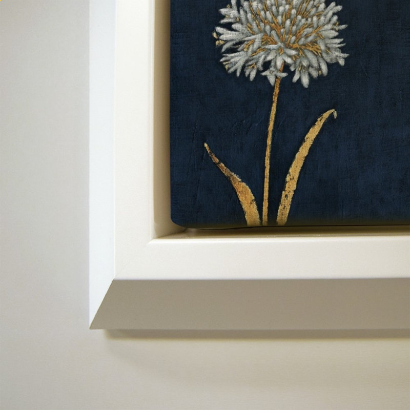 «Shimmering Summer II Indigo» par James Wiens - impression sur toile, H 34 po x l 34 po, Bleu