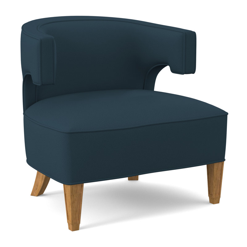 Chaise Laurel, Ambre, Mélange de polyester lagon Margaret