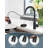 ARCORA Single Handle Stainless Steel Pull-Down Kitchen Faucet with Deckplate and Glass Rinser Combo-103615768