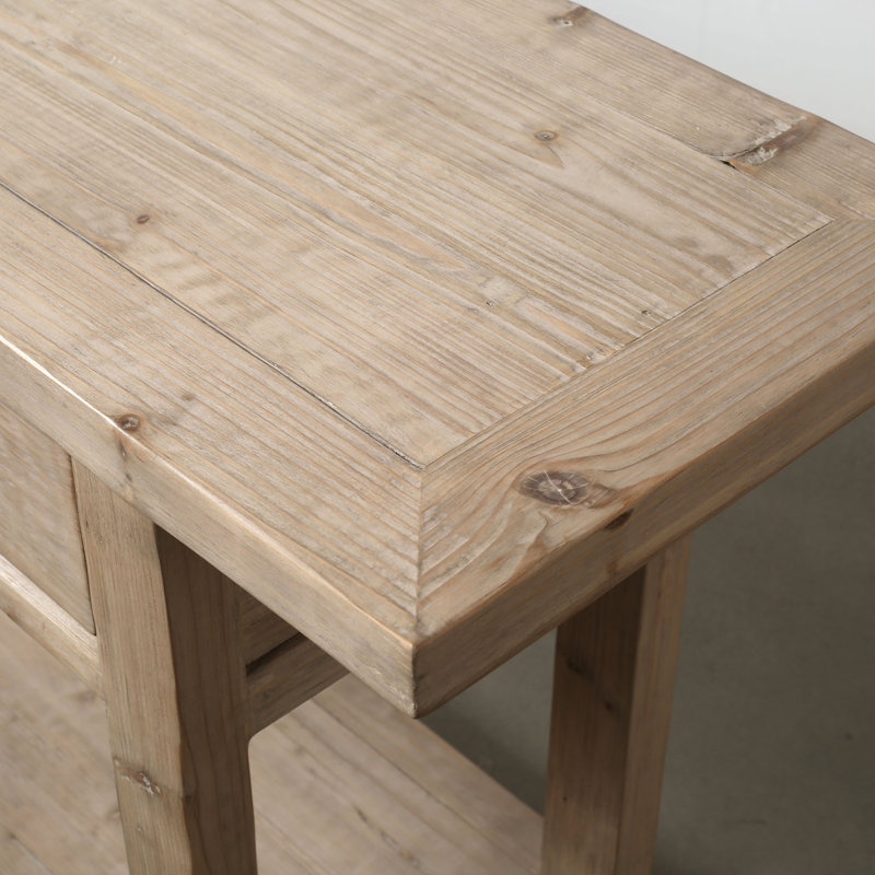 91'' W Solid Wood Console Table