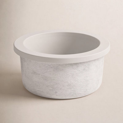 NativeStone Olivos 16" Round Bar Sink