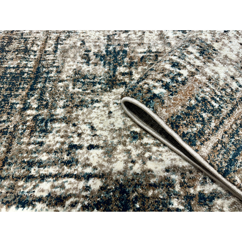 Modern Abstract Rug Contemporary 9X12 Area Rug For Living Room Carpet, Rectangle 9'2" x 12'6"