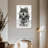 Brampt Wolf Sitting Black And White-108556541