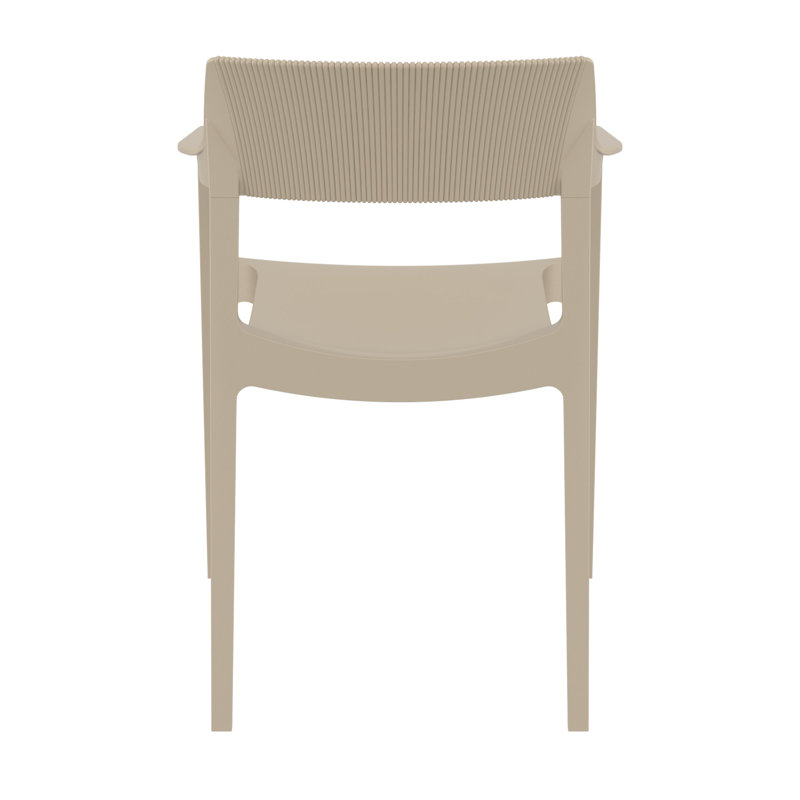 Fauteuil de salle à manger Tulum, Taupe