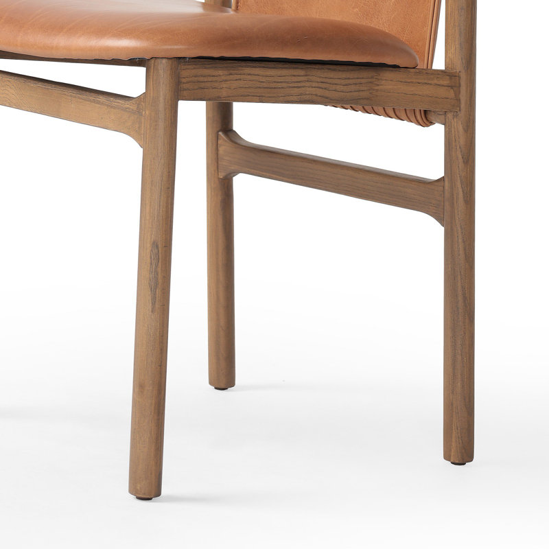 Baden Leather Upholstered Dining Chair, Lamont Nettlewood, Lamont Nettlewood