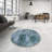 Wool Abstract Indoor Rug-1282985055