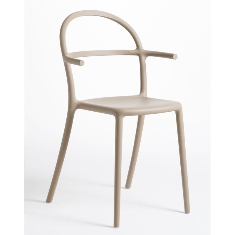 Generic C Arm Chair, Taupe