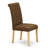 5 Piece Dining Table Set for 4 Includes an Oval Kitchen Table with Butterfly Leaf and 4 Brown Linen Fabric Upholstered Chairs, Oak-990875056