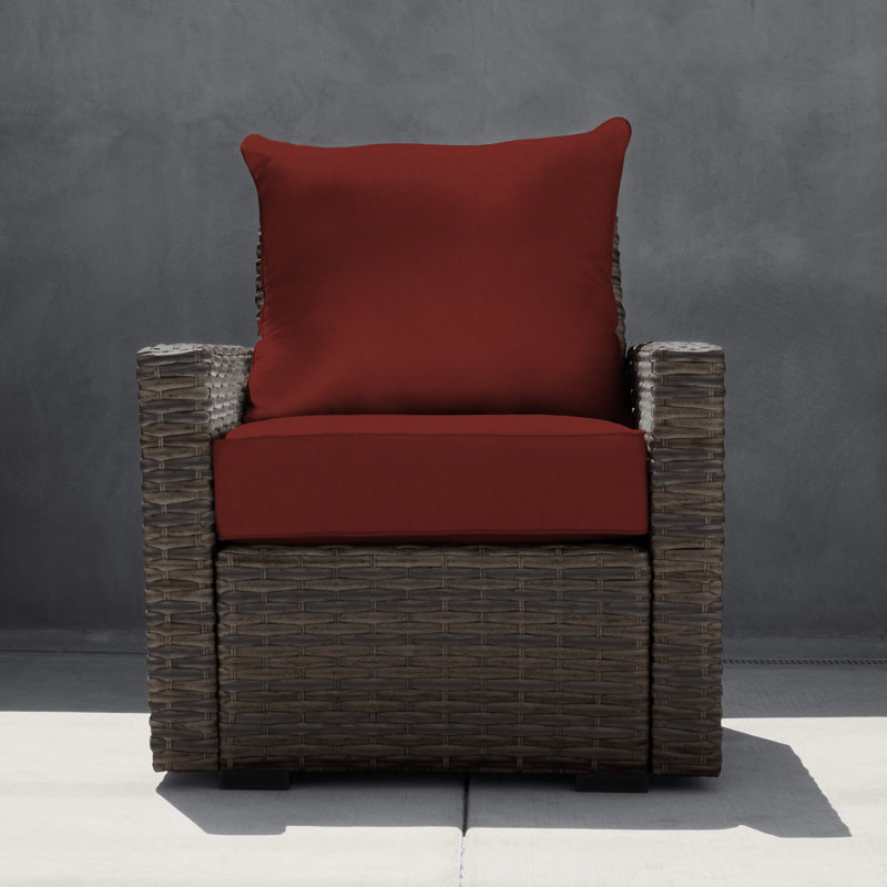 Ensemble de coussins d'extérieur à assise profonde - Conception confortable, durable et résistante aux intempéries - Basics by Wayfair ™