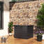 Garden Sanctuary 62cm W 200L Metal Lockable Deck Box in Black