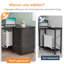 Yatendra L-Shaped Metal Base Writing Desk with Power Outlet-2146662101