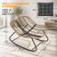 Chaise berçante Outsunny Papasan, chaise berçante Papasan-1449349439