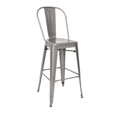 Steel Counter Stool with Steel Frame