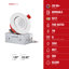 Luminaire encastré à DEL de 7,6 cm (3 po) et 7 W, 5 CCT, résistant au feu, conforme aux normes UL263 et ASTM E119, étanche à l'air et à intensité variable, avec boîte de jonction.-136215357