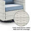 Chaises de patio pivotantes avec coussins Ingvald-1776065139