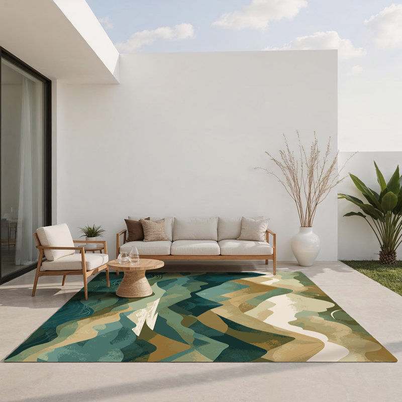 Tapis intérieur et extérieur Starlit Passage, Rectangle 9 pi x 12 pi
