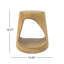 Table d'appoint MGO Hollow, texture semblable au bois, couleur naturelle-257987027