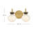 Lucy 2-Light Schoolhouse Bath Vanity Fixture with Cased Opal Glass-1021946861