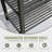 Outdoor Kitchen Island With Storage, Aluminum Kitchen Storage Island Kitchen Food Prep Table With Double Storage Rack, Freestanding Bar Center With Protective Cover Indoor Outdoor