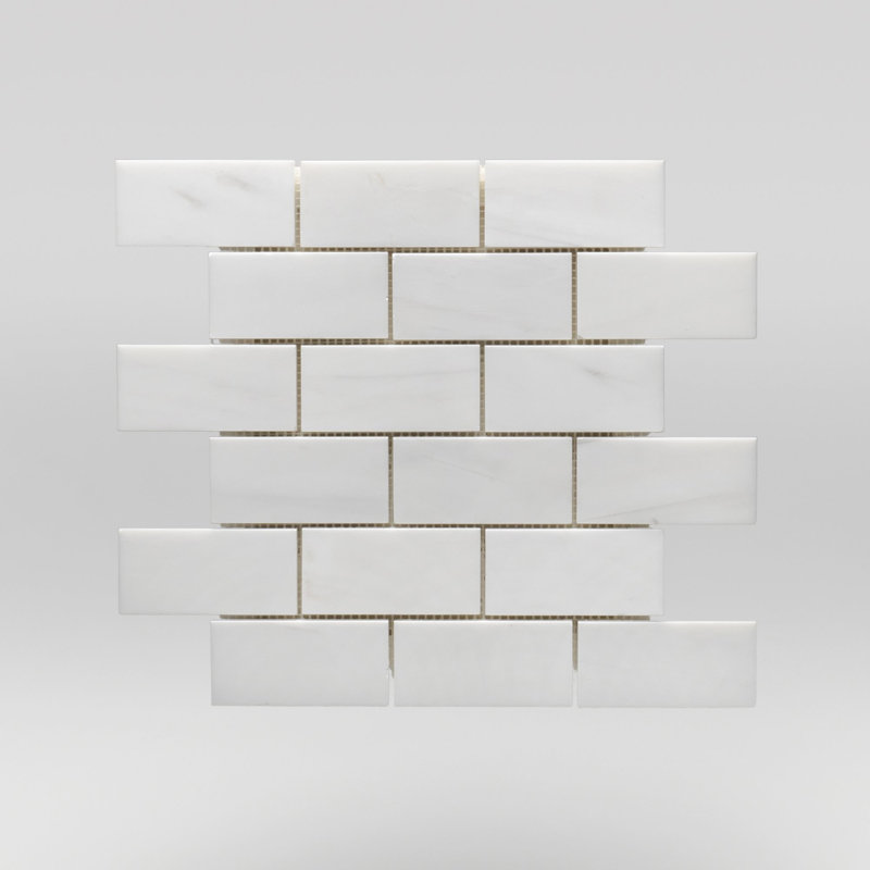 2" x 4" Natural Stone Mosaic Subway Wall & Floor Tile