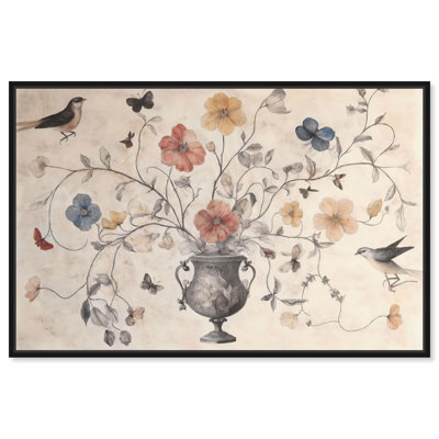 Art antique sur toile, bouquet antique