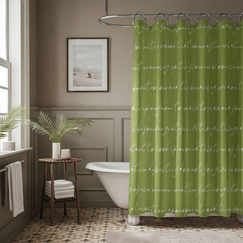Rideau de douche Valentine, H 74 po x l 71 po