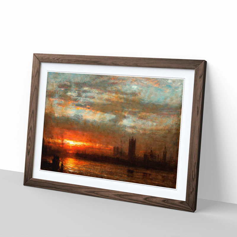J.M.W. Turner - Single Picture Frame Painting, Walnut