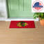 Tapis polychrome en PVC, 16 po x 28 po, Blackhawks de Chicago