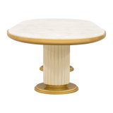 Scotts Square Oval Dining Table - Light Champagne