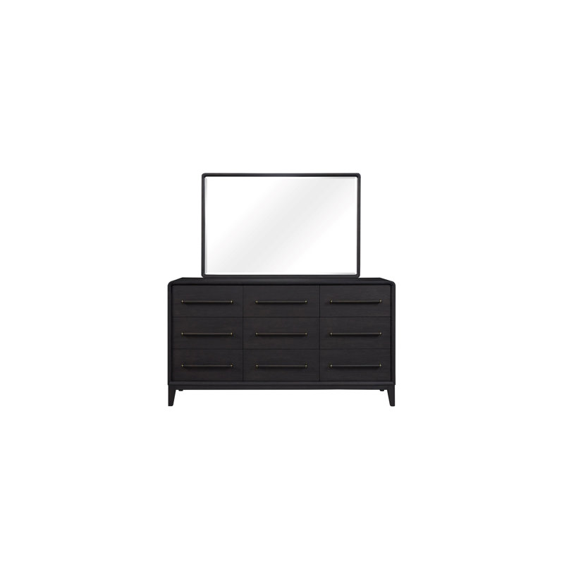 Miroir rectangulaire en bois