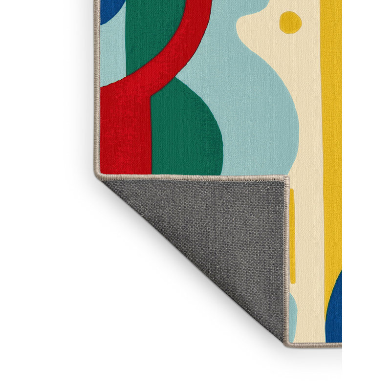 Wacky Stripe Rug, Square 8'