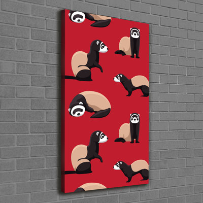Wilmington Ferrets - Wrapped Canvas Print