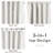 Goffredo 100% Blackout Natural Linen Curtains for Bedroom  Double Layer Drape Farmhouse Thermal Insulated Rod Pocket Back Tab Full Light Blocking 2 Panels for Living Room Nursery-1001974385-1001974341