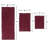 Hearon Rectangle 100% Cotton Non-Slip 3 piece Bath Rug Set-1389445392